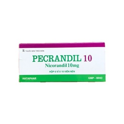 [T09393] Pecrandil 10 Nicorandil 10mg Hà Tây (H/60v) 