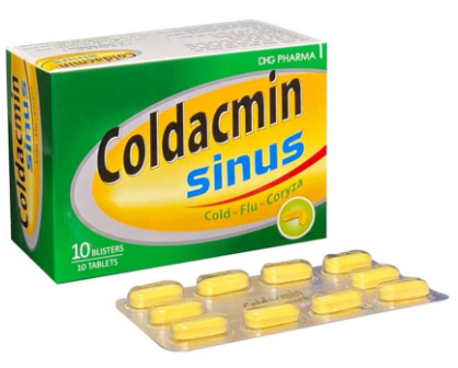 [T09600] Coldacmin sinus DHG Hậu Giang (H/100v)