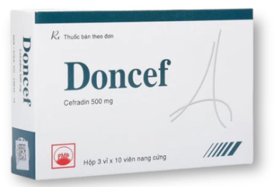 [T09682] Doncef cefradin 500mg PMP (H/30v) Date 08/2027