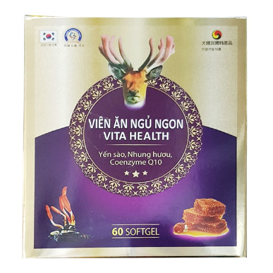 [T09746] Viên ăn ngủ ngon Vita Health Mediusa (H/60v) MÀU TÍM