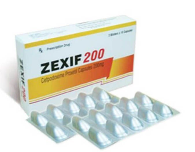 [T09882] Zexif cefpodoxime 200mg Ấn Độ (H/10v) Date 06/2026