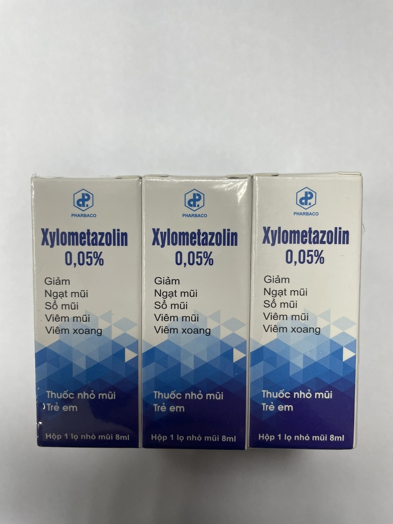 [T09888] Nhỏ Mũi Trẻ Em Xylometazolin 0,05% Pharbaco  ( H/8ml) Date 11/2025