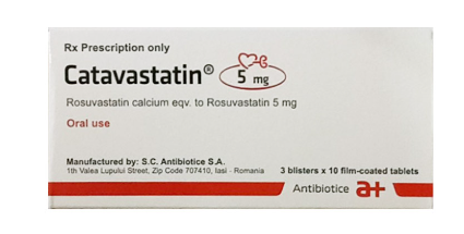 [T09960] Catavastatin Rosuvastatin 5mg Antibiotice (H/30v)