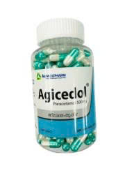 [T09988] Agicedol paracetamol 500mg Agimexpharm viên nang (Lọ/200v)