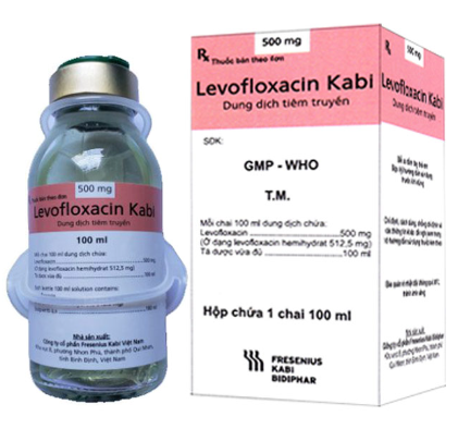 [T09999] Levofloxacin Kabi truyền 500mg (Lọ/100ml)