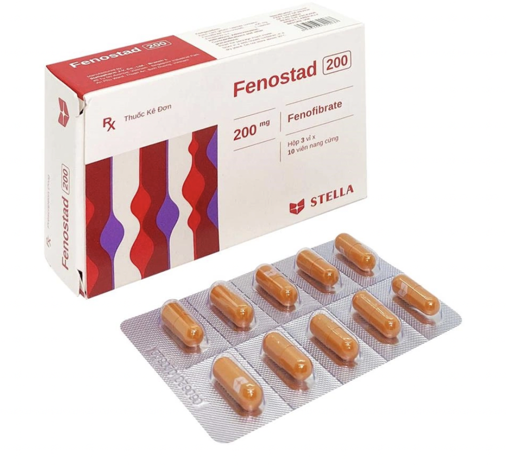 [T10101] Fenostad Fenofibrat 160mg Stella (H/30v) 