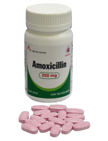 [T10121] Amoxicillin 250mg Domesco (Lọ/100v)