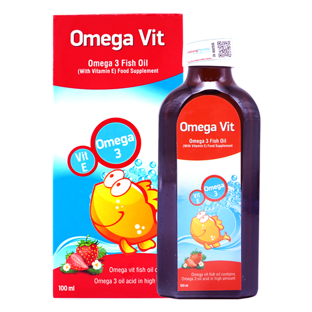 [T10164] Omega Vit Omega 3 Fish Oil (Lọ/100ml)