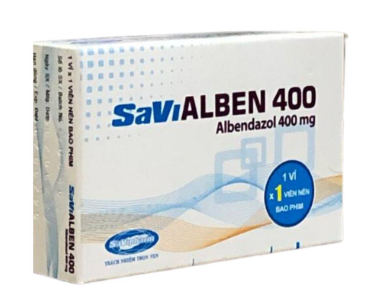 [T10307] SaviAlben Albendazol 400mg (H/1v)