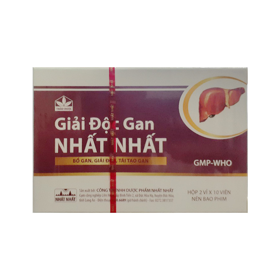 [T10496] Giải độc gan Nhất Nhất (H/20v)