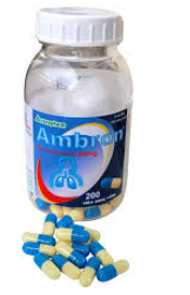 [T10642] Ambron ambroxol 30mg Vacopharm (Lọ/200v)