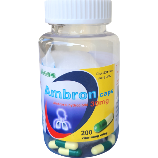 [T10642] Ambron ambroxol 30mg Vacopharm (Lọ/200v)