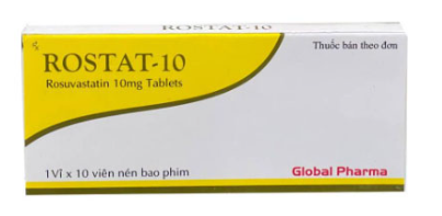 [T10706] Rostat rosuvastatin 10mg Global pharma (H/10v)