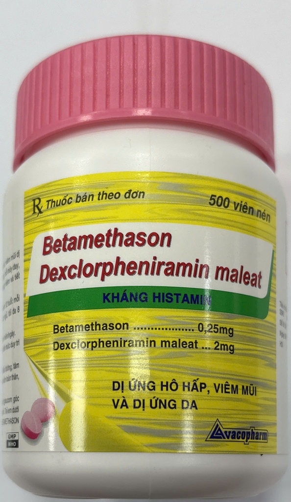 [T10707] Cestasin kháng Histamin Vacopharm (Lọ/500v)