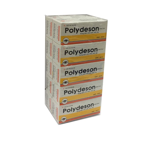 [T10865] Polydeson nhỏ mắt Vidipha (Cọc/10 lọ/5ml) 
