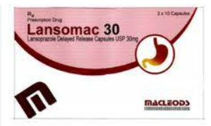 [T11474] Lansomac 30 Lansoprazol 30mg Macleods (H/30v) Date 10/2026