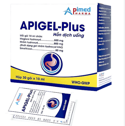 [T11492] Apigel - Plus hỗn dịch uống Apimed (H/30gói/10ml)