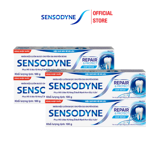 [T11521] Sensodyne repair & protect kem đánh răng gsk (Tuýp/100g) 