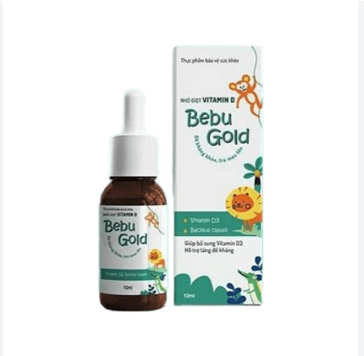 [T11698] Bebu Gold Vitamin D3 Đông Tây (Lọ/10ml) 