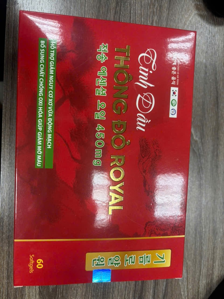 [T11873] Tinh dầu thông đỏ Royal 450mg Mediphar (H/60v)