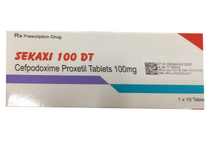 [T11969] Sekaxi 100 DT Cefpodoxim 100mg Ấn ( H/10v) date 05/2026