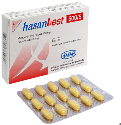 [T12081] Hasanbest 500/5 metformin hydroclorid 500mg Hasan (H/30v)