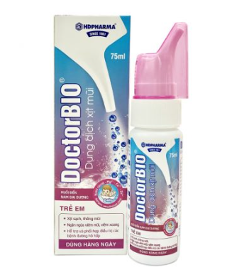 [T12116] Dung dịch xịt mũi trẻ em DoctorBio Hải Dương  (H/1lọ/75ml) 