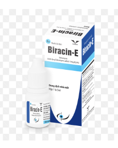 [T12198] Biracin E Tobramycin 0.3% Bình Định (Cọc/10lọ/5ml)
