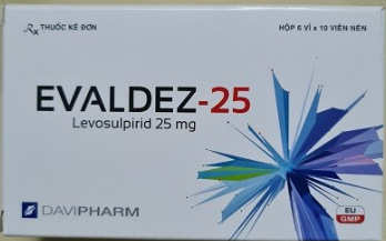 [T12310] Evaldez-25 Levosulpirid 25mg Davipharm date 06/2025