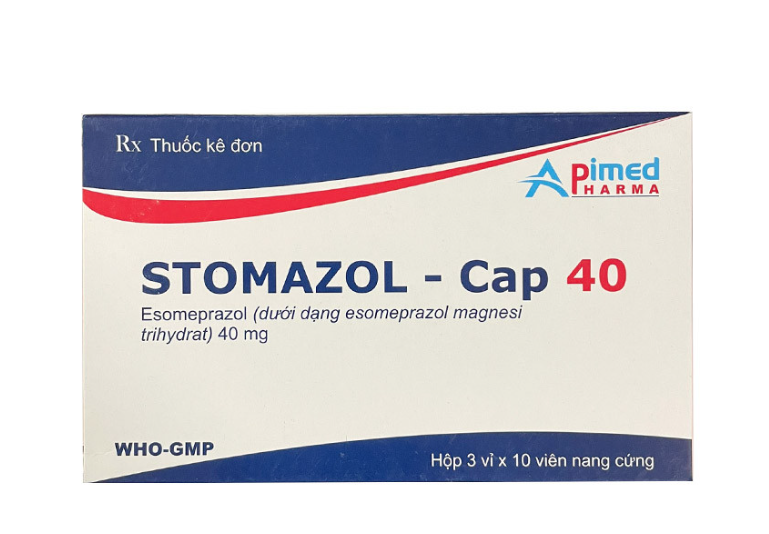 [T12445] Stomazol Cap 40 Esomeprazol 40mg Apimed (H/30v)