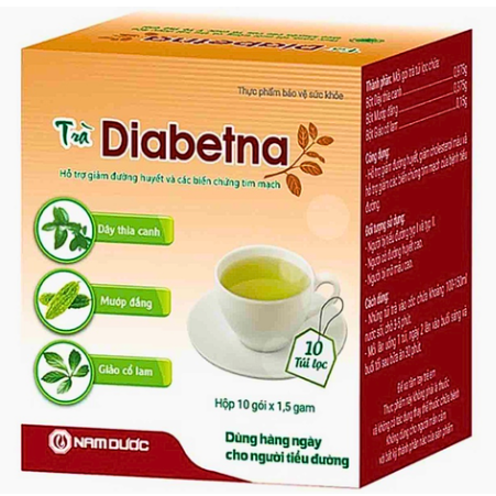 [T12643] Trà Diabetna Nam Dược (H/10g) Date 05/2026