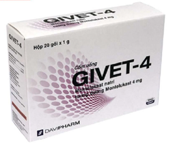 [T12999] Givet 4 Montelukast 4mg Davipharm (H/20gói/1g)