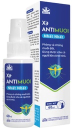 [T13061] Xịt Muỗi ANTIMUOI Nhất Nhất ( Chai/60ml)