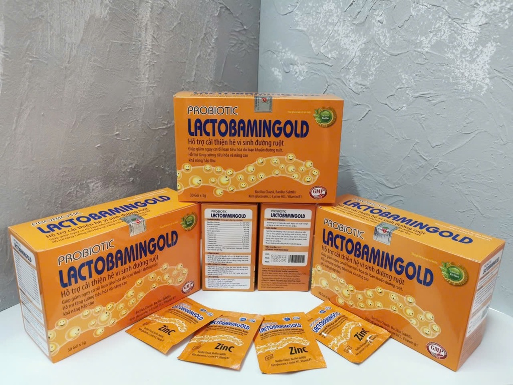 [T13110] Probiotic Lactobamin Gold Akopha (H/30gói/3g)