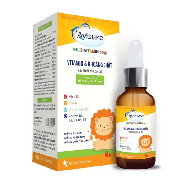 [T13224] Avisure Multivitamin Drop Phương Đông (Lọ/20ml)