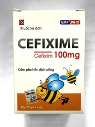 [T13282] Cefixime 100mg Minh Dân ( H/12gói ) con ong