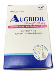 [T13369] Augbidil 250 mg/31,25 mg Bidiphar (H/12gói) 