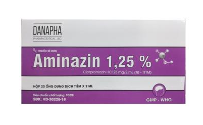 [T13395] Aminazin Chlorpromazine 1,25% Danapha (H/20o)