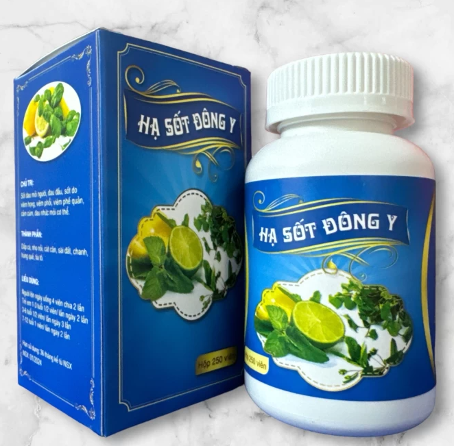 [T13551] Hạ Sốt Đông Y Tuệ Tĩnh (H/250v)