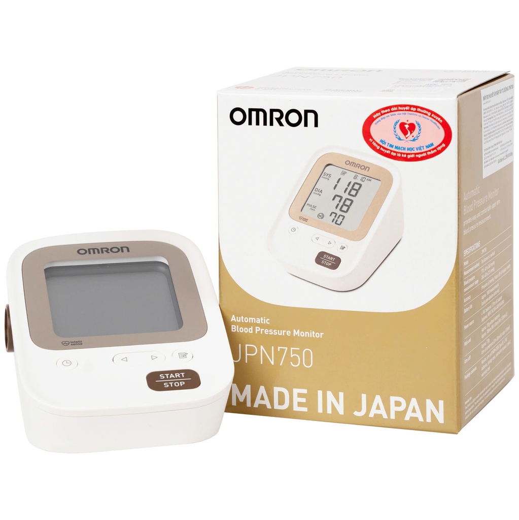 [T13607] Omron JPN750 Máy đo huyết áp bắp tay tự động (H/1c)