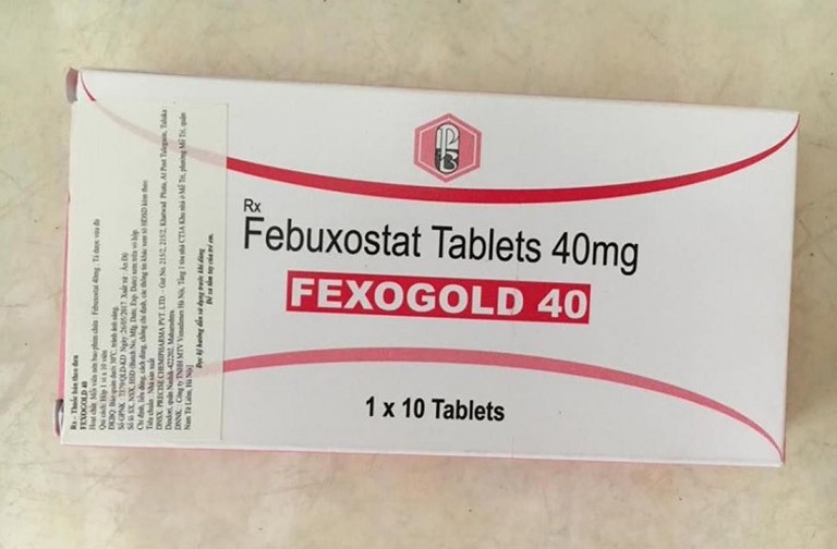 [T13705] FexoGold Febuxostat 40 Ấn Độ (H/10v) Date 11/2026