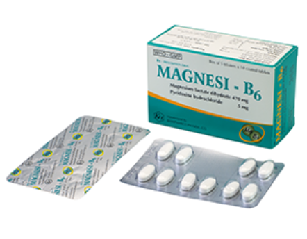 [T13779] Magnesi B6 475mg Khánh Hòa (H/100v)