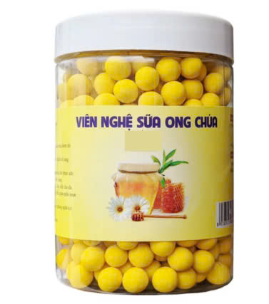 [T13796] Viên Nghệ Sữa Ong Chúa (Lọ/500g) Date 03/2027