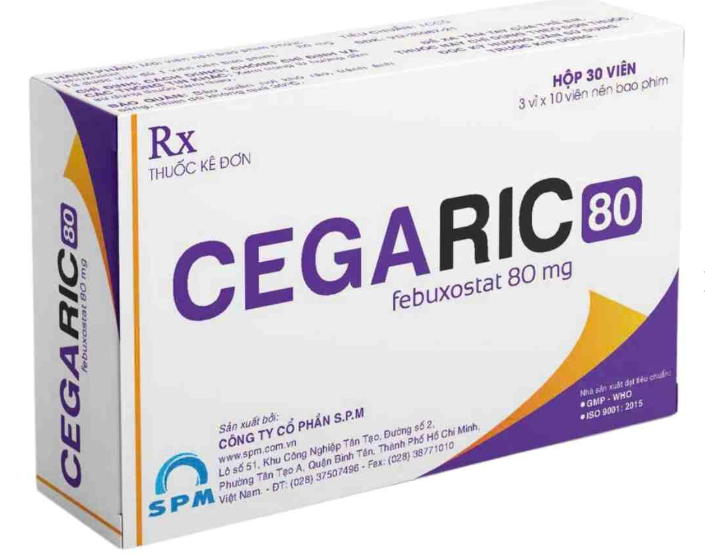 [T13814] Cegaric Febuxostat 80mg S.P.M (H/30v) Date 05/2027