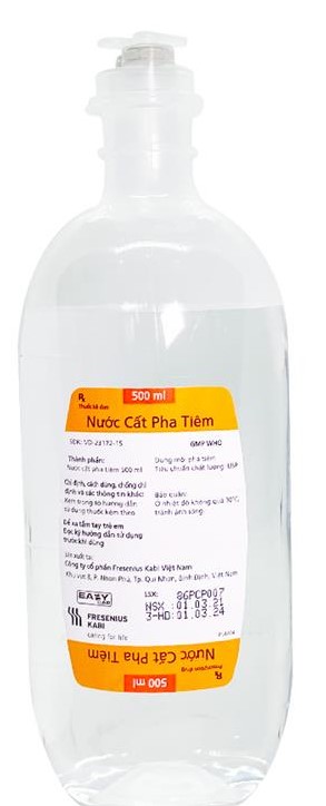 [T13883] Nước cất pha tiêm Kabi (Chai/500ml)