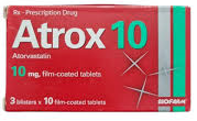[T13903] Atrox Atorvastatin 10 Biofarm (H/30v) Date 04/2026