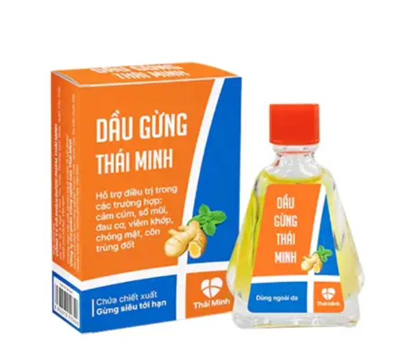 [T13906] Dầu Gừng Thái Minh (Lọ/7ml)