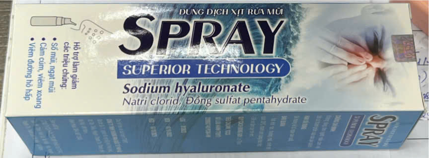 [T13932] Xịt rửa mũi Spray Superior (Lọ/7ml) date 10/2025