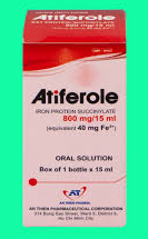 [T13938] Atiferole 800mg/15ml An Thiên ( Hộp/1 lọ/15ml)