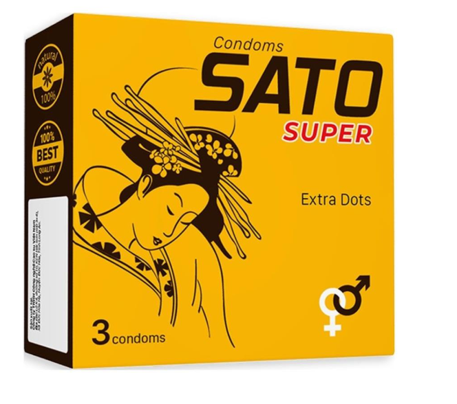 [T13962] Bao cao su Sato Super (H/3c)